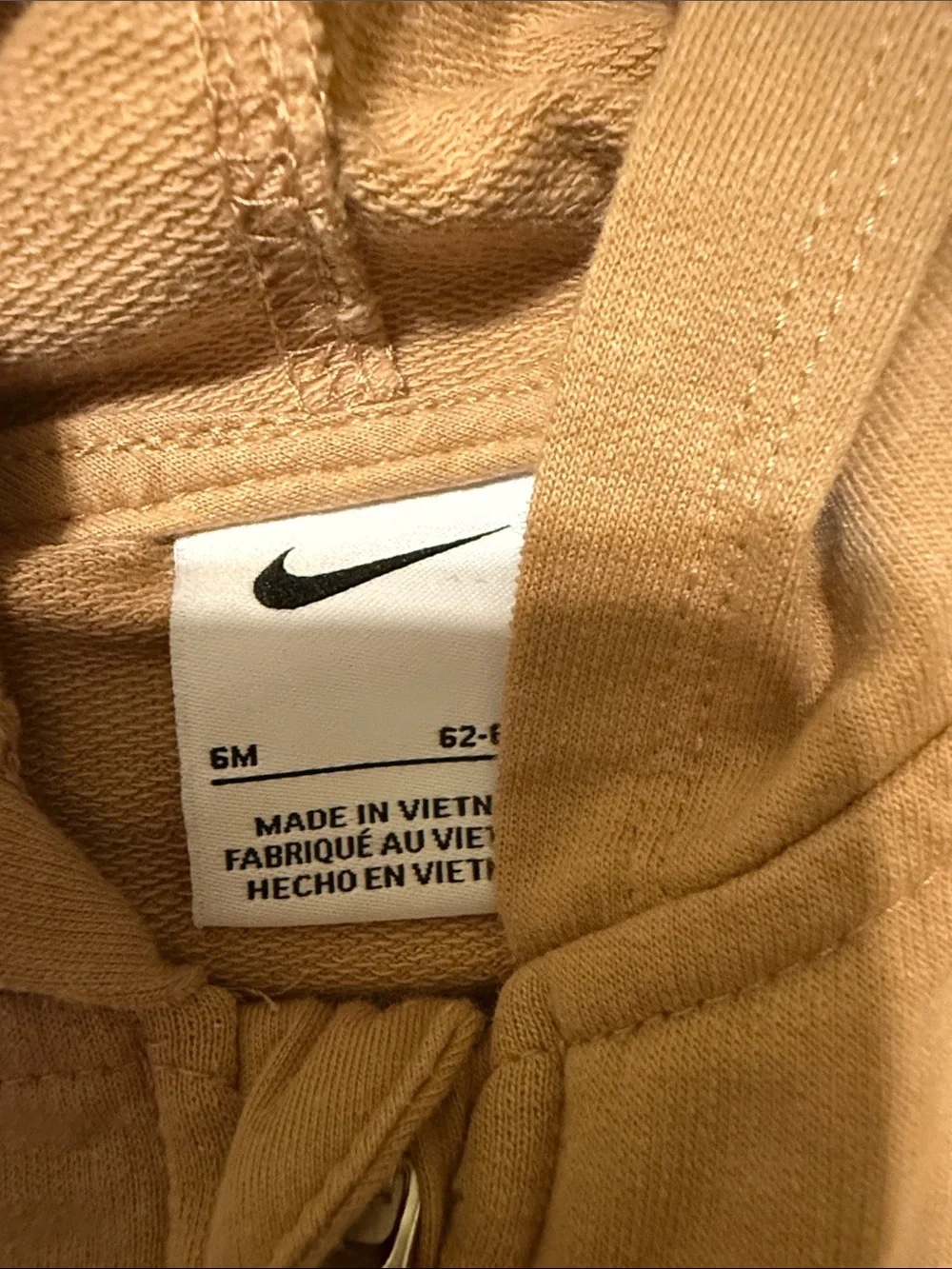 Nike Toddler Hooded One-Piece in Brown